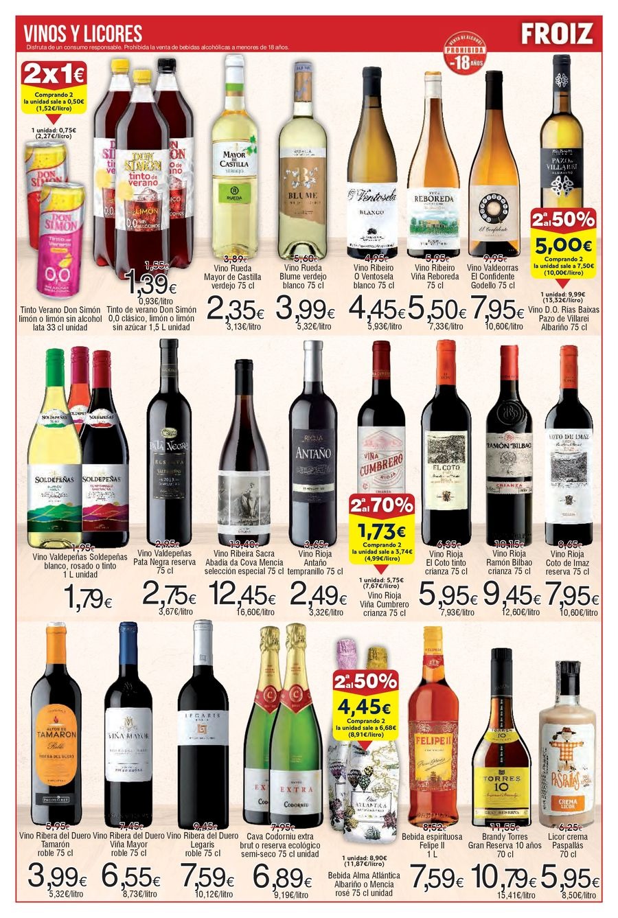 Froiz Spain Offers from 1 to 21 July 2025 New Deals