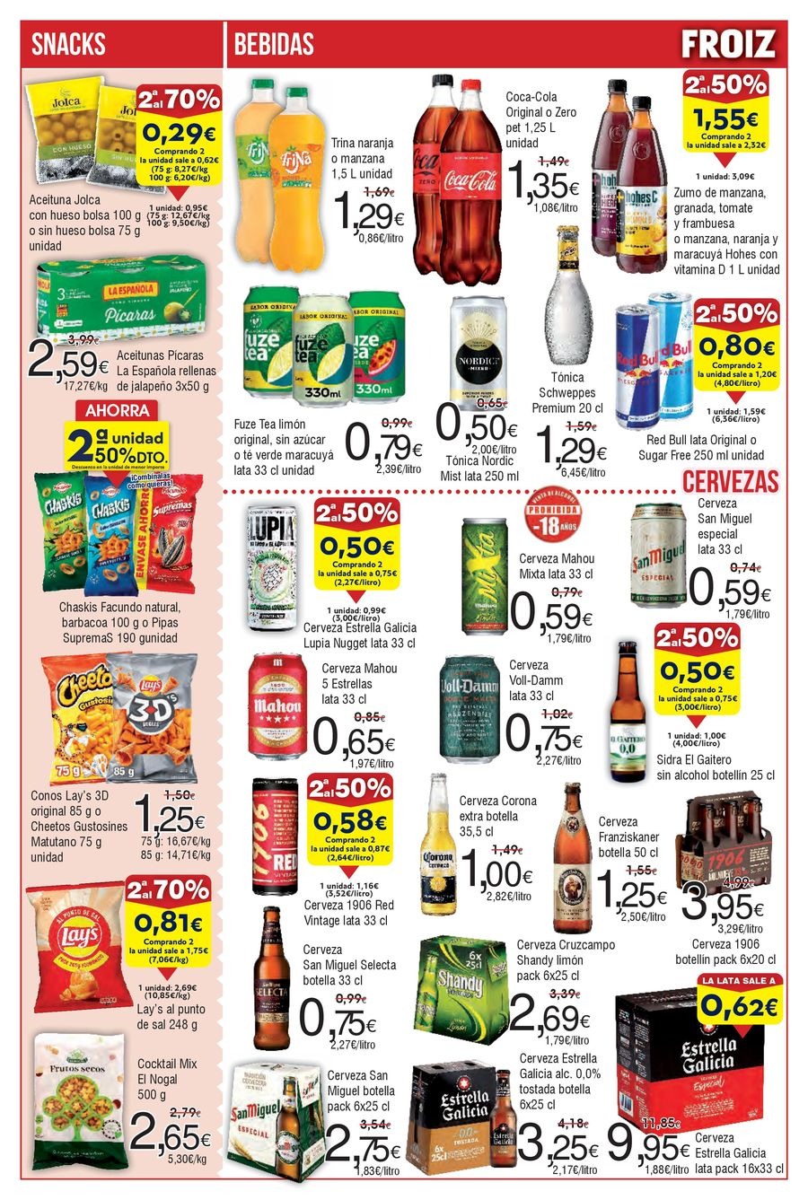 Froiz Spain Offers from 1 to 21 July 2025 New Deals