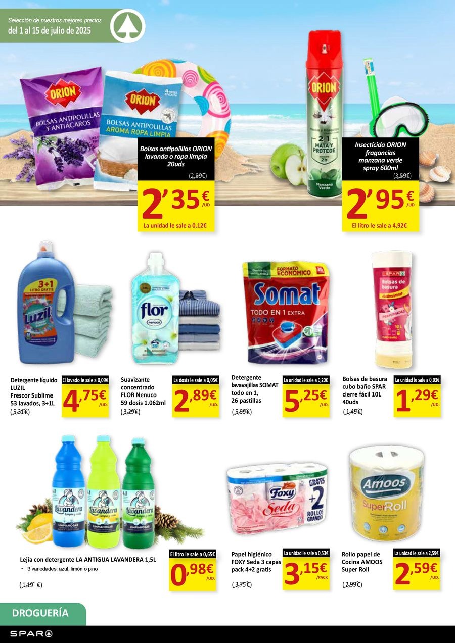 SPAR Spain Offers from 1 to 15 July 2025 New Deals