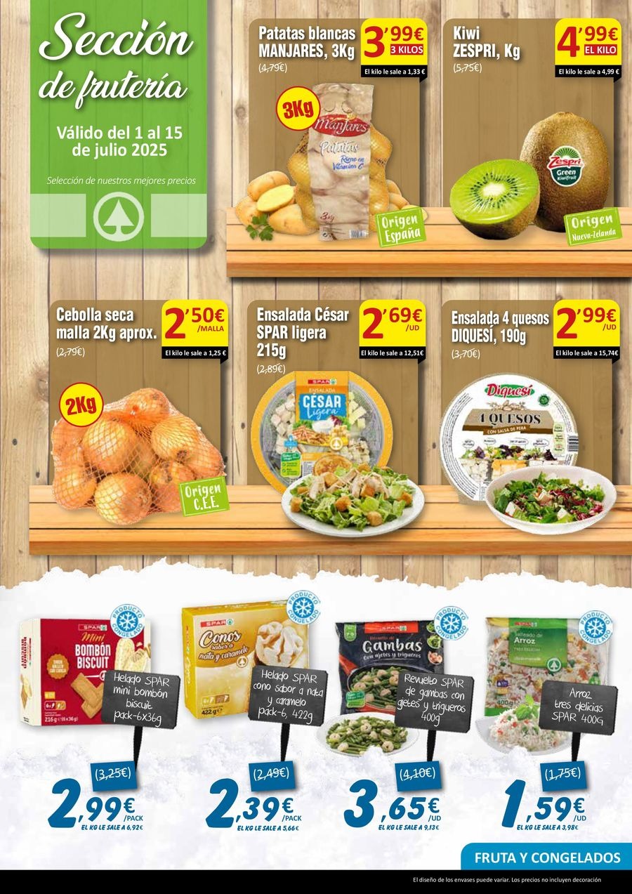 SPAR Spain Offers from 1 to 15 July 2025 New Deals