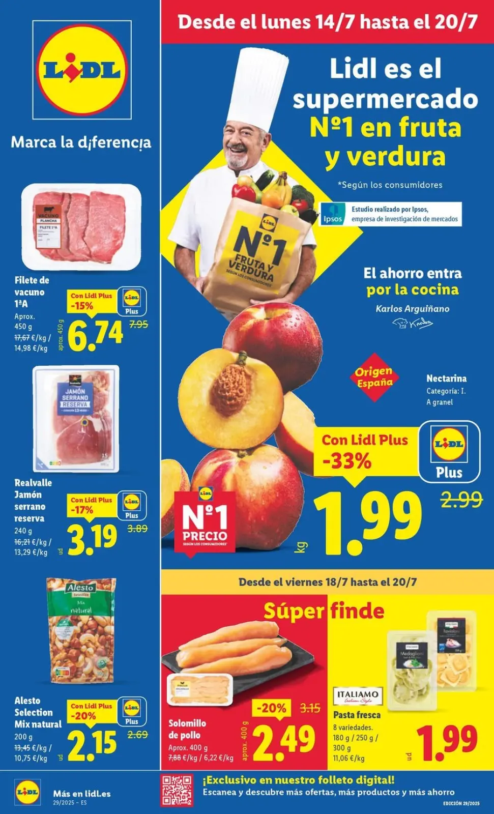 Page 1 dans Offres hebdomadaires chez Lidl Espagne