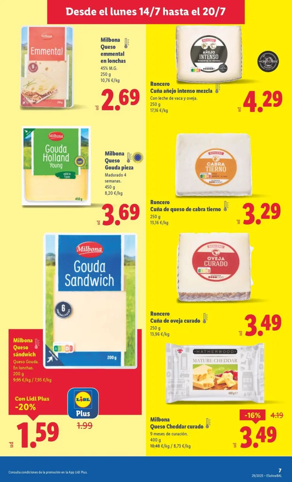 Page 7 dans Offres hebdomadaires chez Lidl Espagne