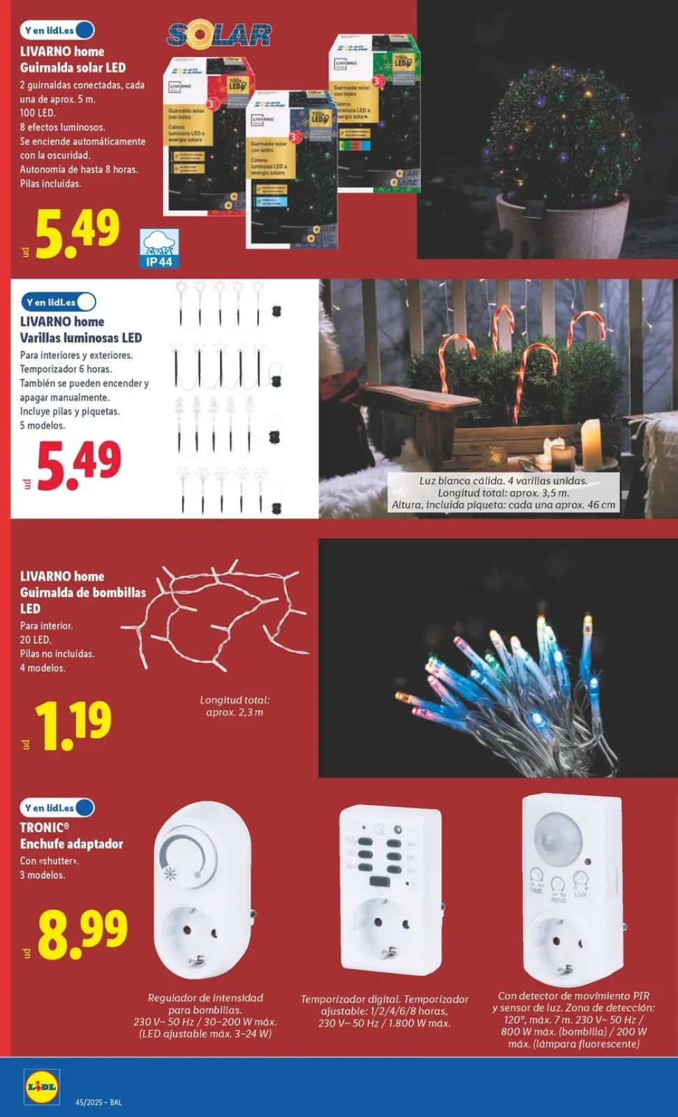 Page 26 dans Offres du bazar chez Lidl Espagne