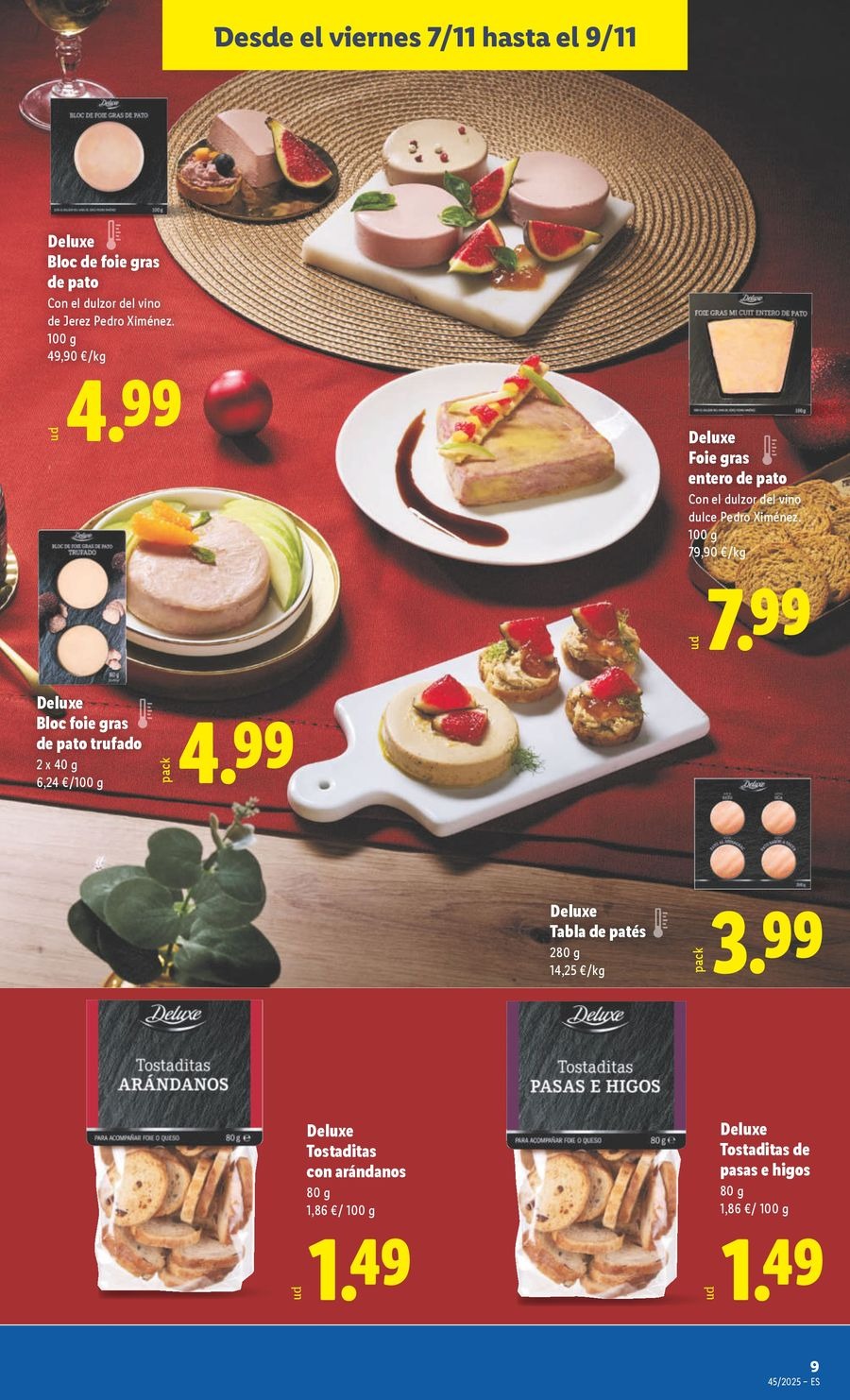 Lidl Spain Offers from 3 to 9 November 2025 Weekly offers