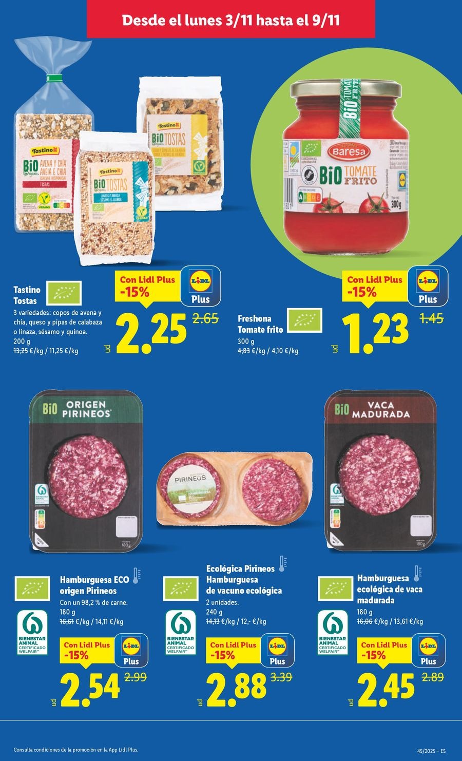 Lidl Spain Offers from 3 to 9 November 2025 Weekly offers