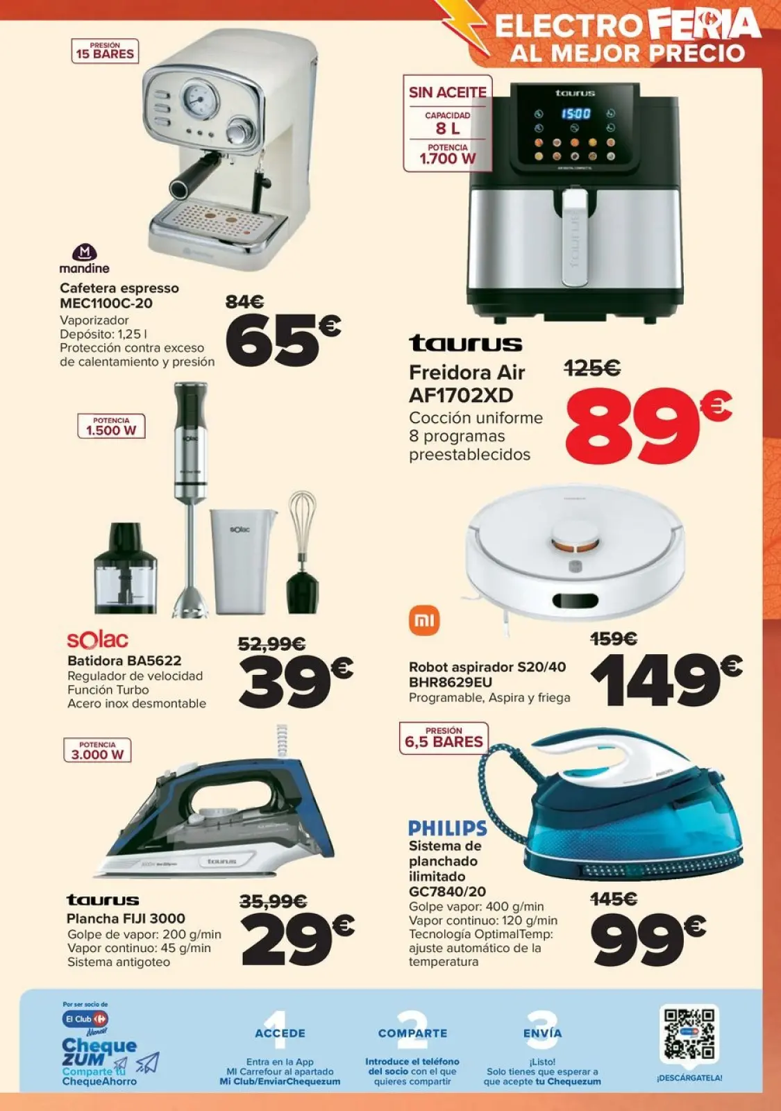 صفحة 9 ضمن عروض متنوعة على الإلكترونيات في كارفور إسبانيا