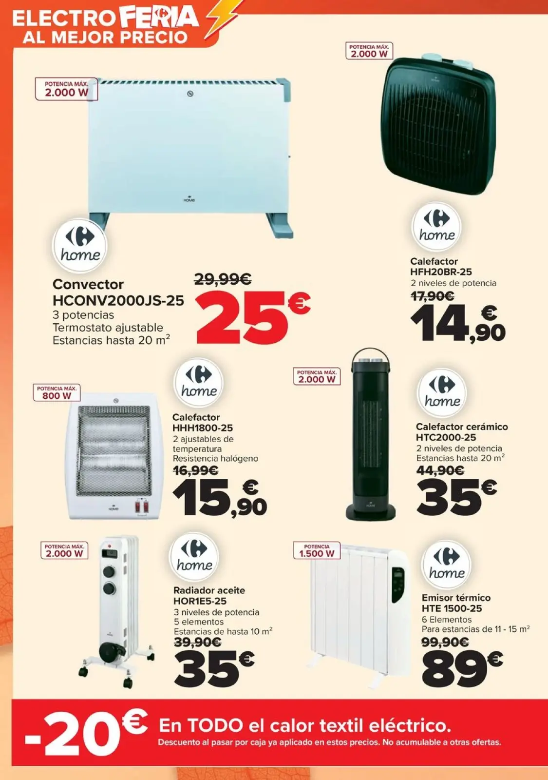 صفحة 10 ضمن عروض متنوعة على الإلكترونيات في كارفور إسبانيا