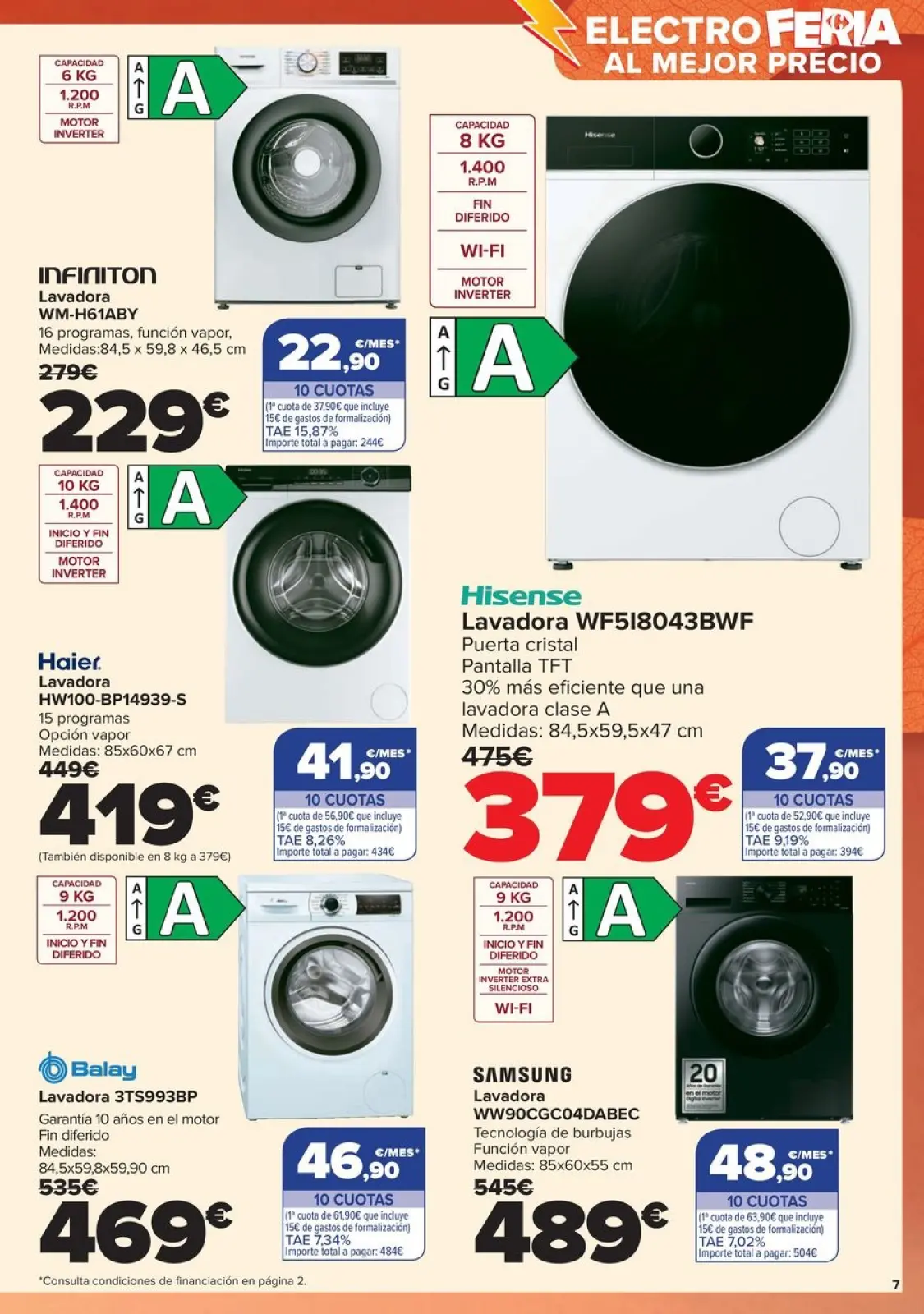 صفحة 7 ضمن عروض متنوعة على الإلكترونيات في كارفور إسبانيا