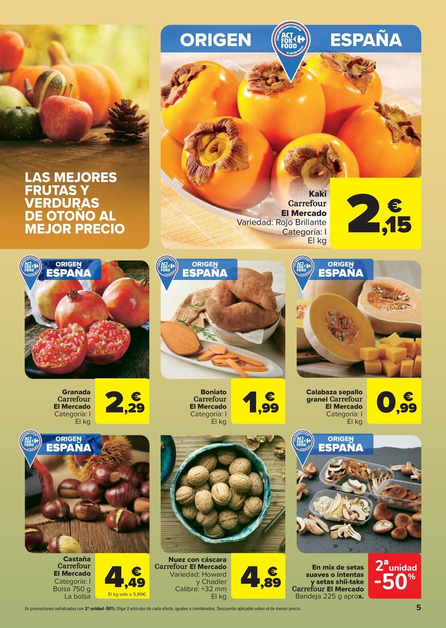 Carrefour Spain Offers from 28 October to 13 November 2025 50% OFF RETURNS + 3x2 Offers