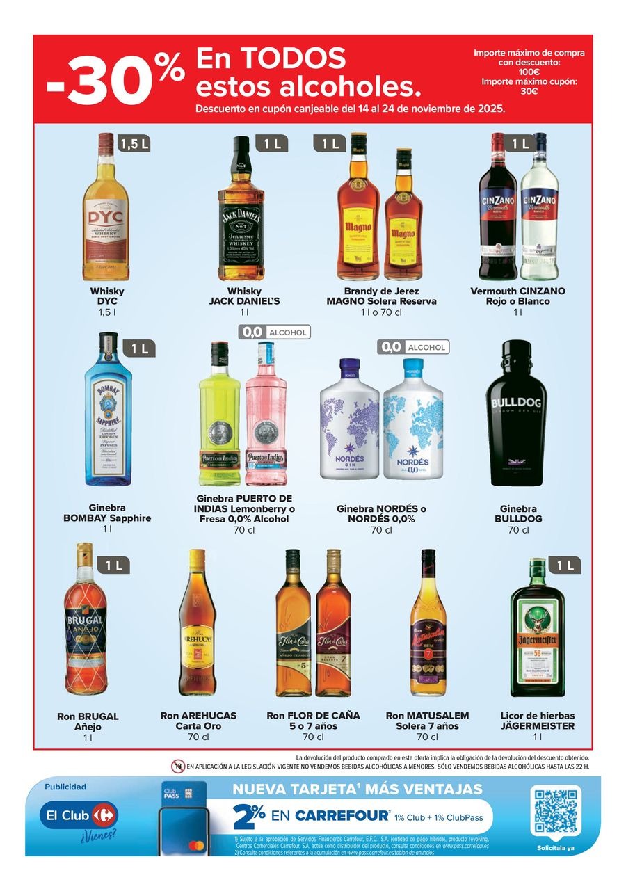 Carrefour Spain Offers from 28 October to 13 November 2025 50% OFF RETURNS + 3x2 Offers