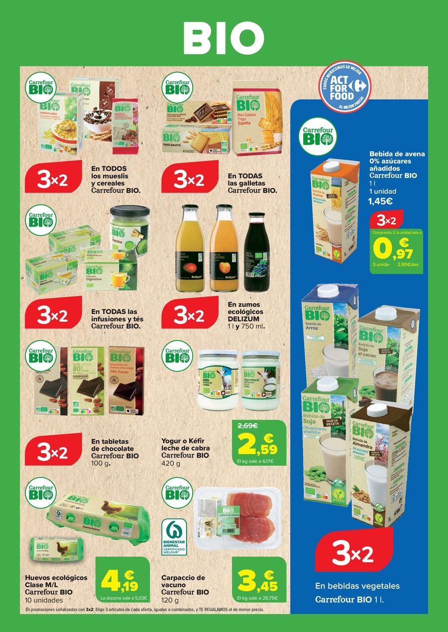 Carrefour Spain Offers from 28 October to 13 November 2025 50% OFF RETURNS + 3x2 Offers