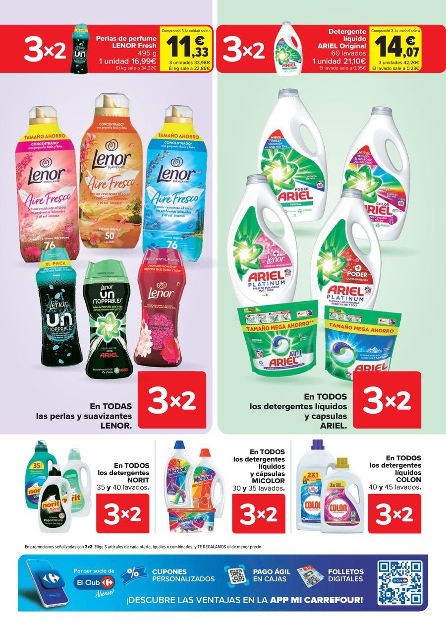 Carrefour Spain Offers from 28 October to 13 November 2025 50% OFF RETURNS + 3x2 Offers