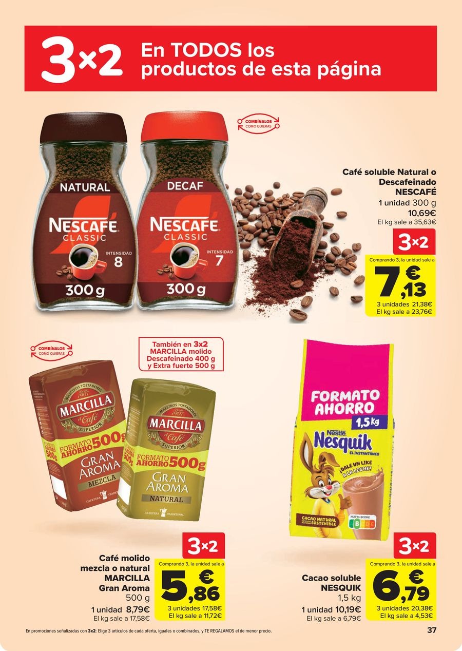 Carrefour Spain Offers from 28 October to 13 November 2025 50% OFF RETURNS + 3x2 Offers