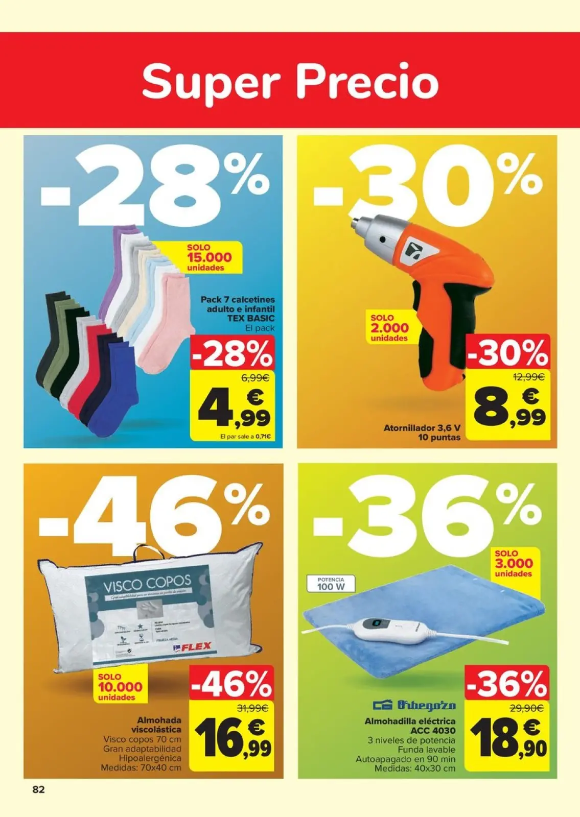 صفحة 78 ضمن خصم 50% على المرتجعات + عروض 3x2 في كارفور إسبانيا