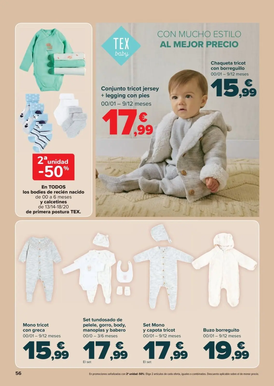 صفحة 56 ضمن خصم 50% على المرتجعات + عروض 3x2 في كارفور إسبانيا