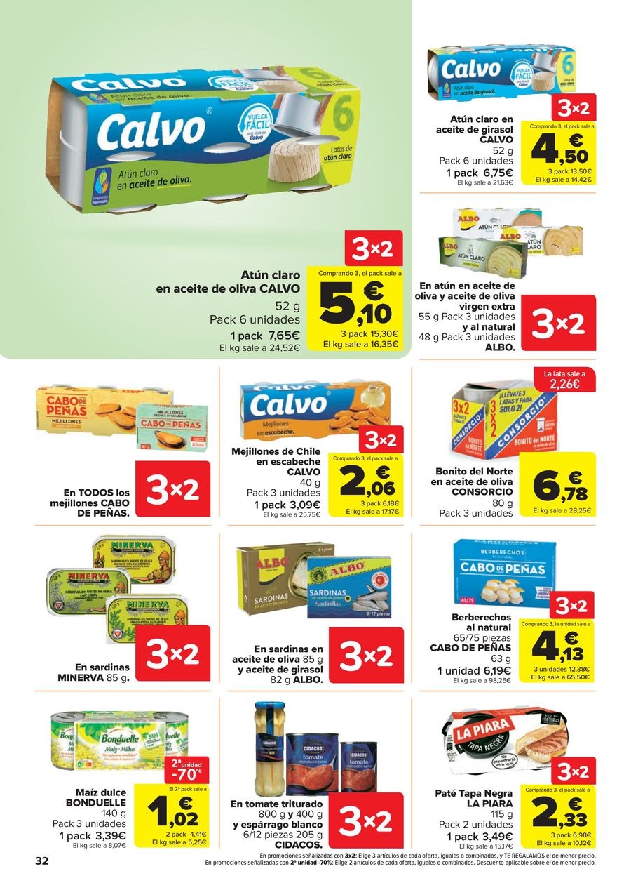 Carrefour Spain Offers from 28 October to 13 November 2025 50% OFF RETURNS + 3x2 Offers