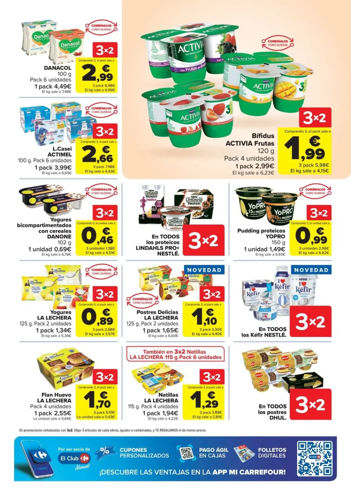 صفحة 15 ضمن خصم 50% على المرتجعات + عروض 3x2 في كارفور إسبانيا