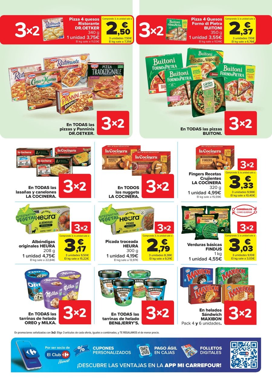 Carrefour Spain Offers from 28 October to 13 November 2025 50% OFF RETURNS + 3x2 Offers