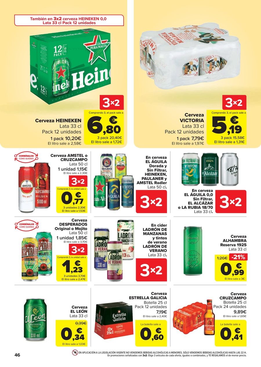 Carrefour Spain Offers from 28 October to 13 November 2025 50% OFF RETURNS + 3x2 Offers
