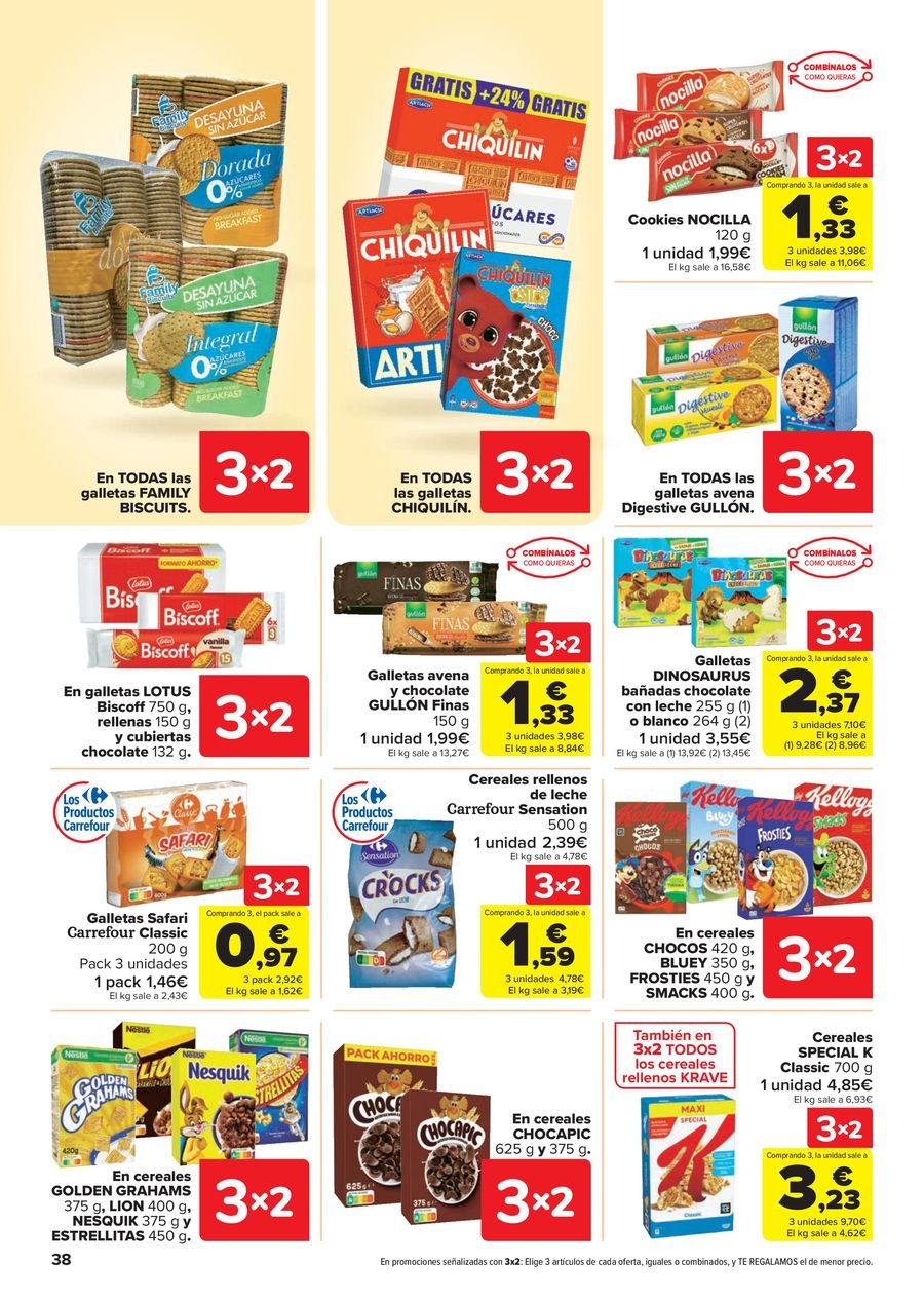 Carrefour Spain Offers from 28 October to 13 November 2025 50% OFF RETURNS + 3x2 Offers