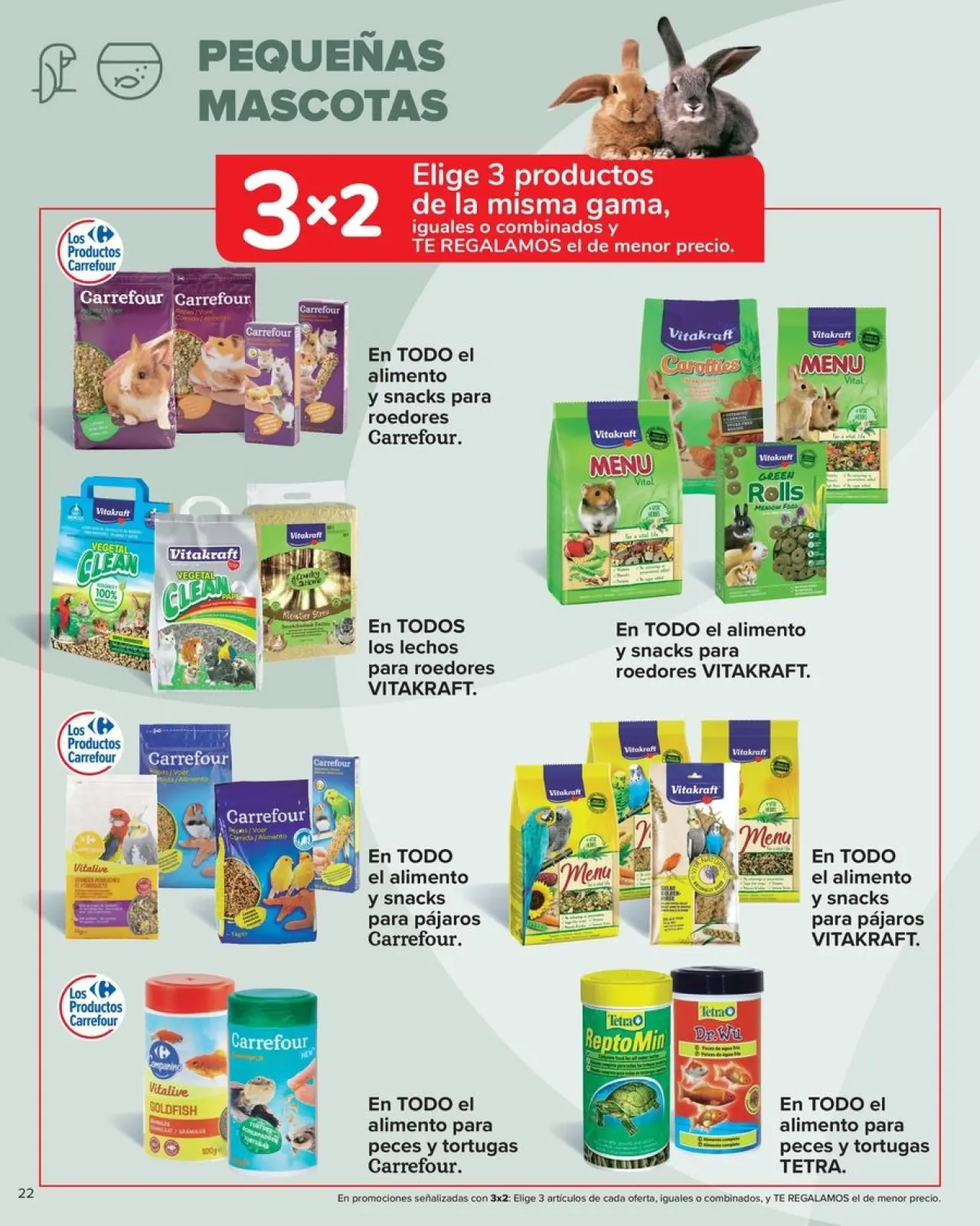 صفحة 20 ضمن كتيب عروض الحيوانات الأليفة في كارفور إسبانيا