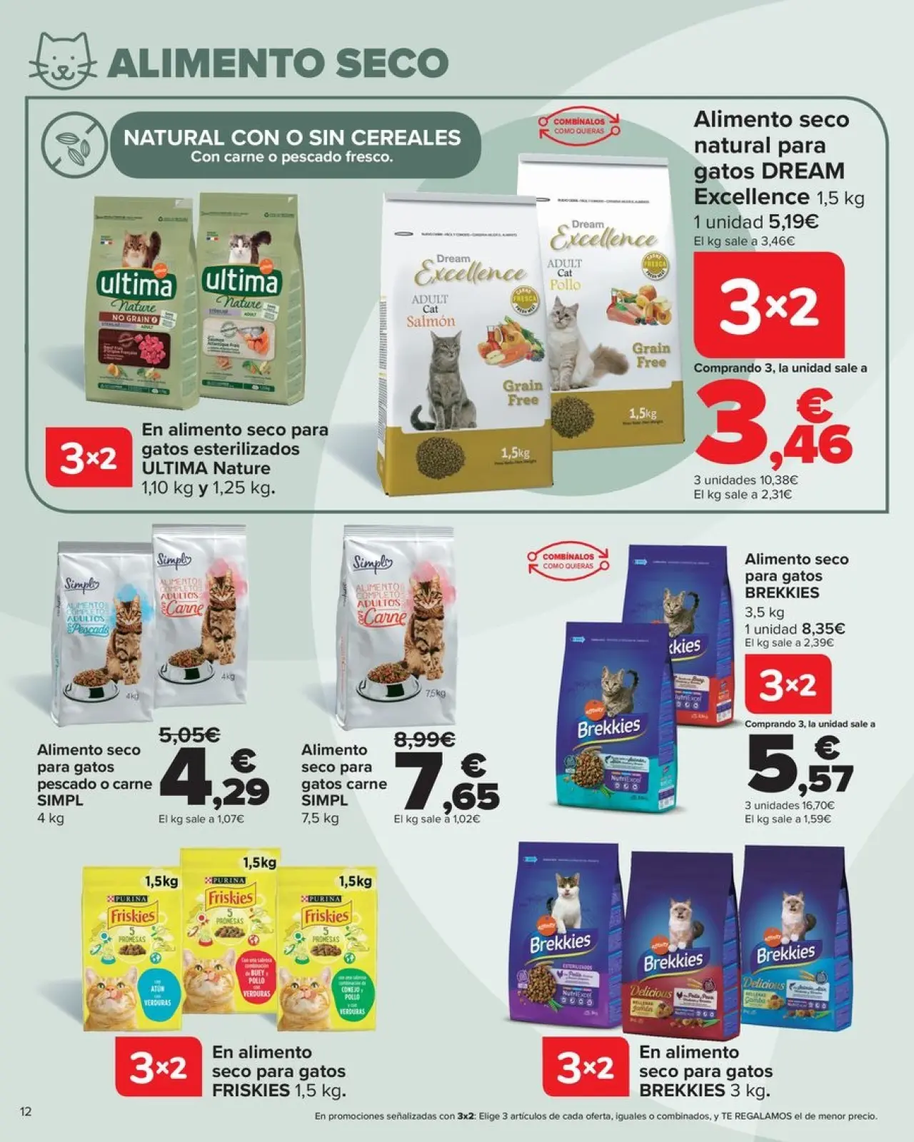 صفحة 10 ضمن كتيب عروض الحيوانات الأليفة في كارفور إسبانيا