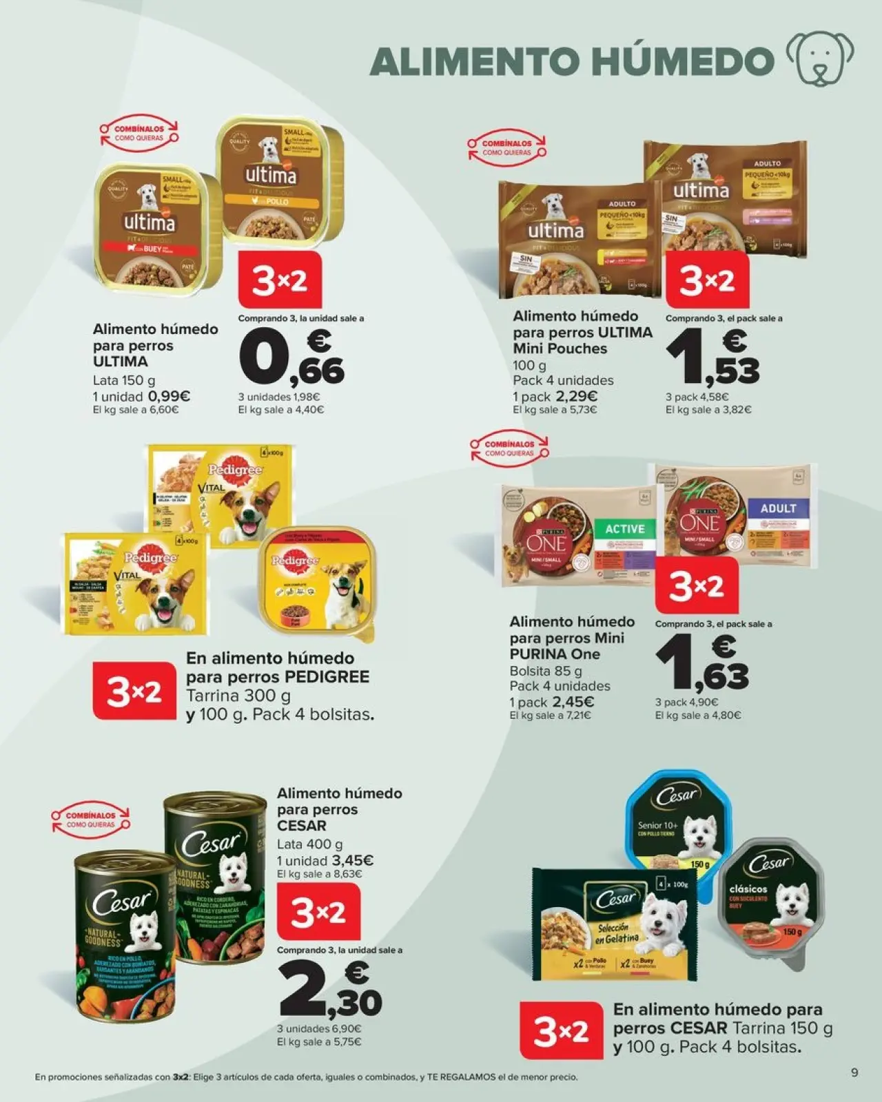 صفحة 7 ضمن كتيب عروض الحيوانات الأليفة في كارفور إسبانيا