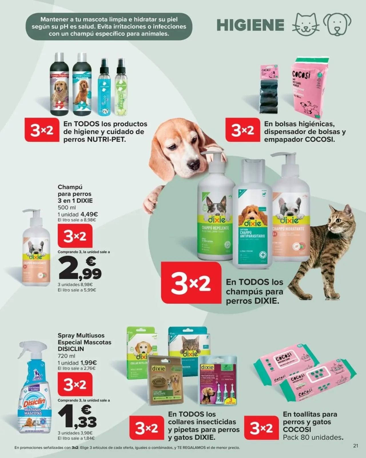 صفحة 19 ضمن كتيب عروض الحيوانات الأليفة في كارفور إسبانيا