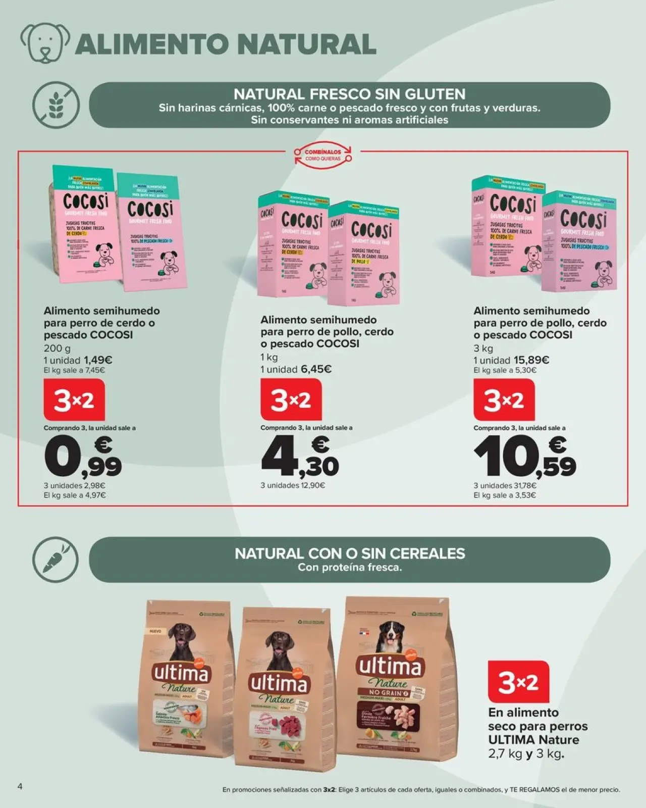 صفحة 2 ضمن كتيب عروض الحيوانات الأليفة في كارفور إسبانيا