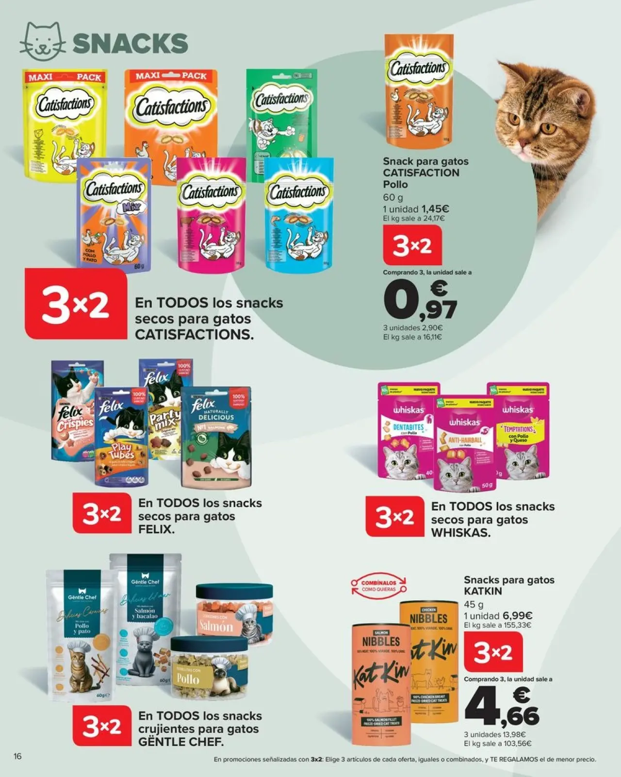 صفحة 14 ضمن كتيب عروض الحيوانات الأليفة في كارفور إسبانيا