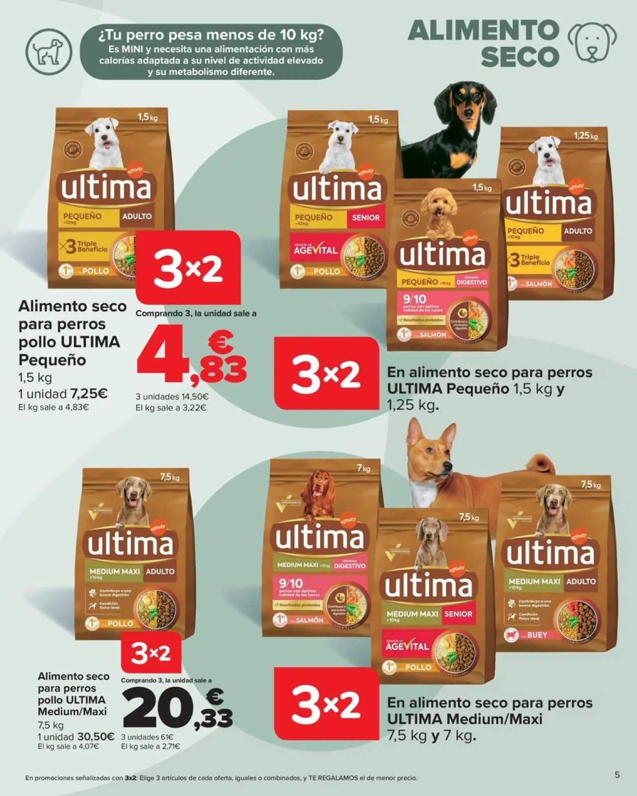 صفحة 3 ضمن كتيب عروض الحيوانات الأليفة في كارفور إسبانيا