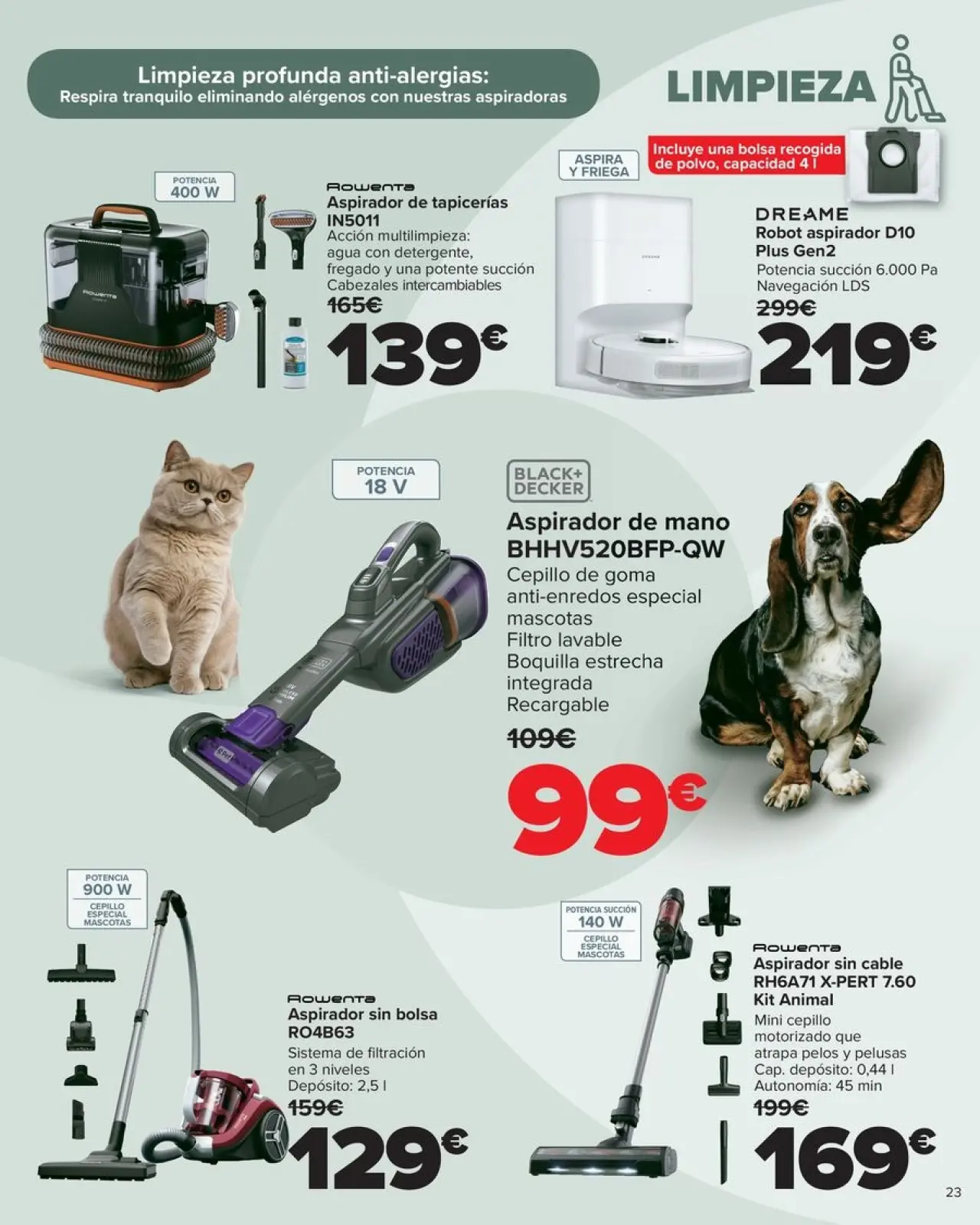 صفحة 21 ضمن كتيب عروض الحيوانات الأليفة في كارفور إسبانيا