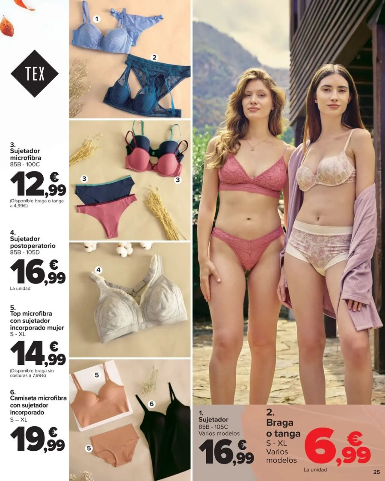 صفحة 25 ضمن كتيب عروض مجموعة المنسوجات في كارفور إسبانيا