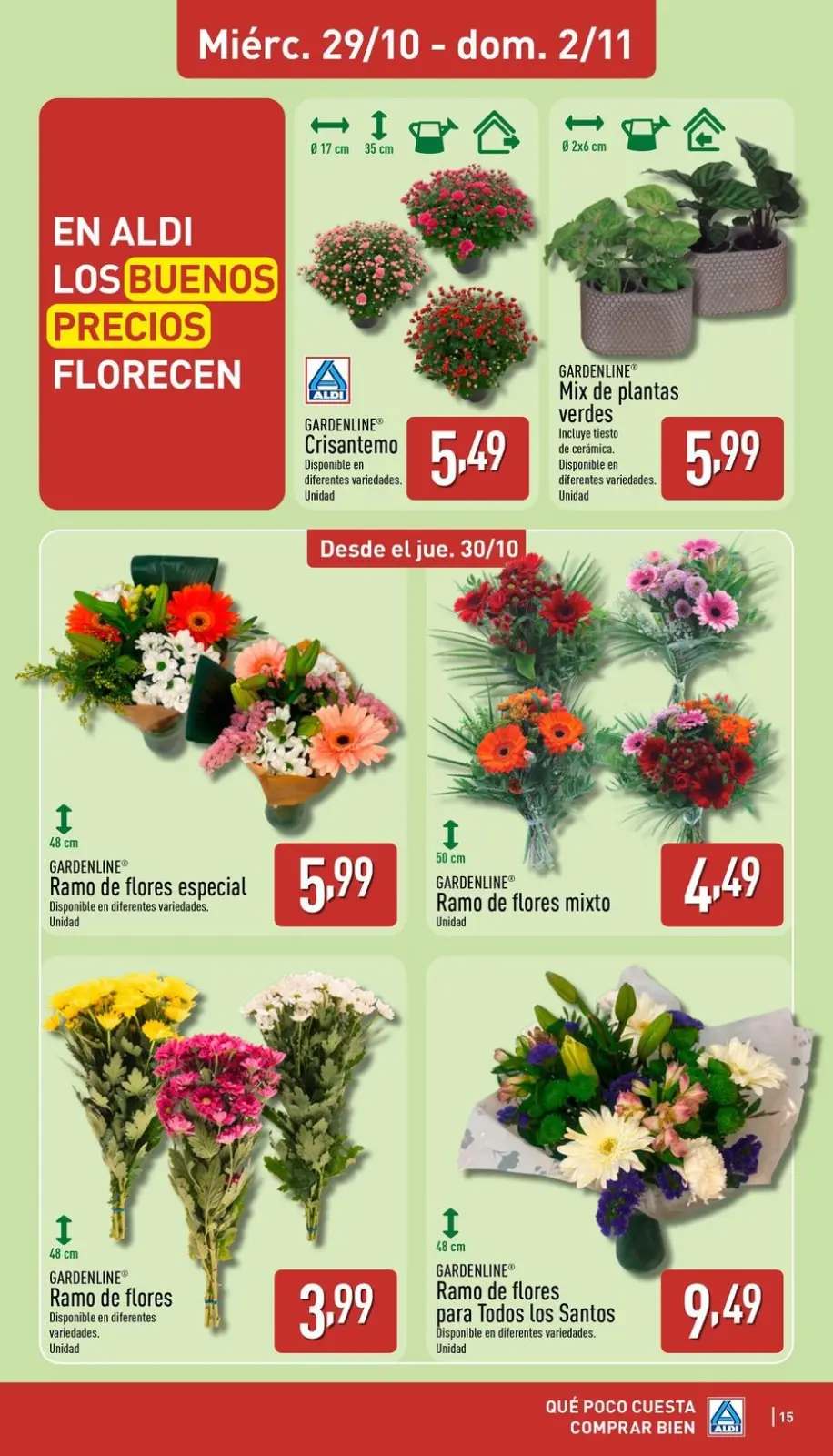 Page 15 dans Combien il coûte peu d'acheter bien chez ALDI Espagne