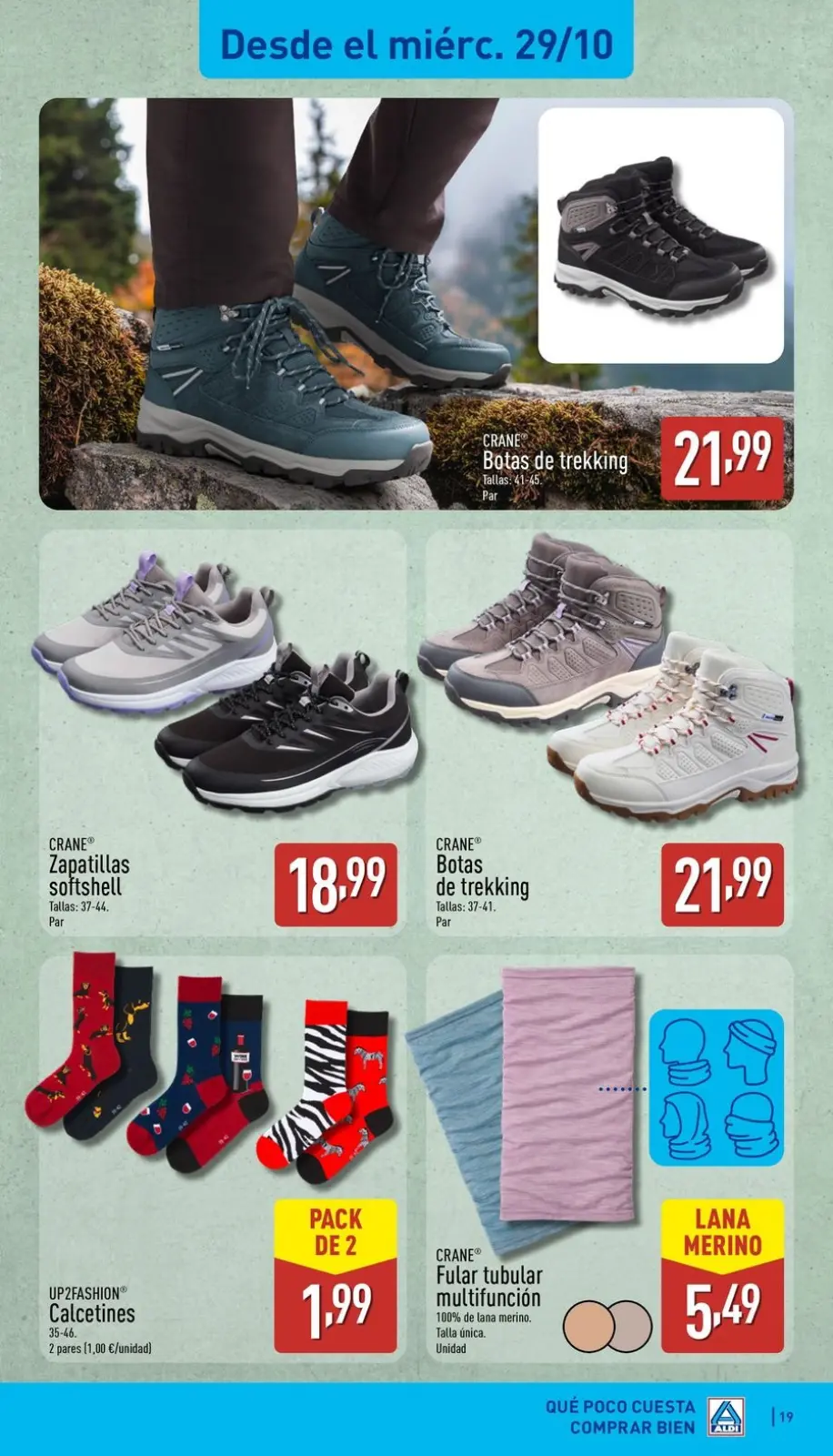 Page 19 dans Combien il coûte peu d'acheter bien chez ALDI Espagne