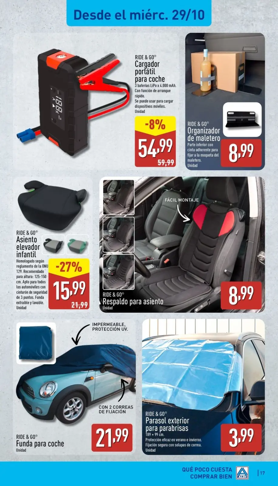 Page 17 dans Combien il coûte peu d'acheter bien chez ALDI Espagne