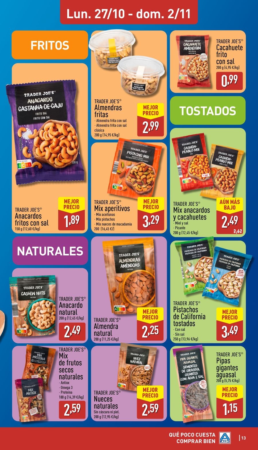 ALDI Spain Offers from 27 October to 2 November 2025 Good Buy Offers