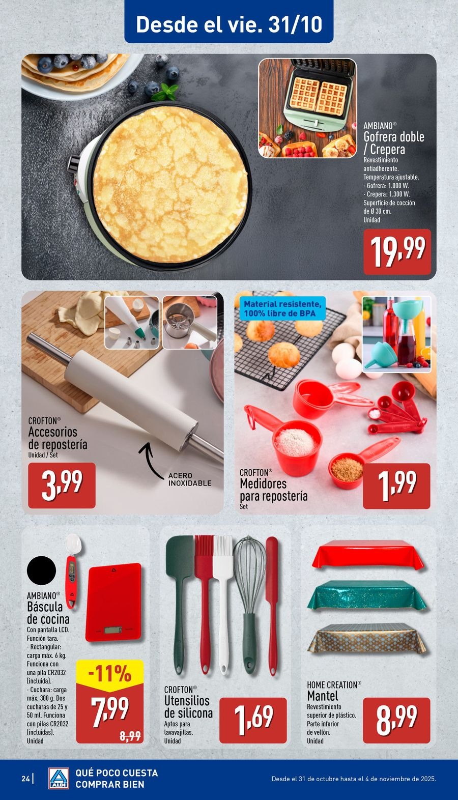 ALDI Spain Offers from 27 October to 2 November 2025 Good Buy Offers