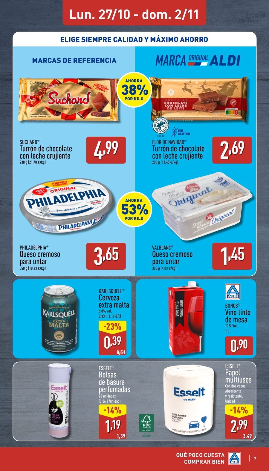 ALDI Spain Offers from 27 October to 2 November 2025 Good Buy Offers