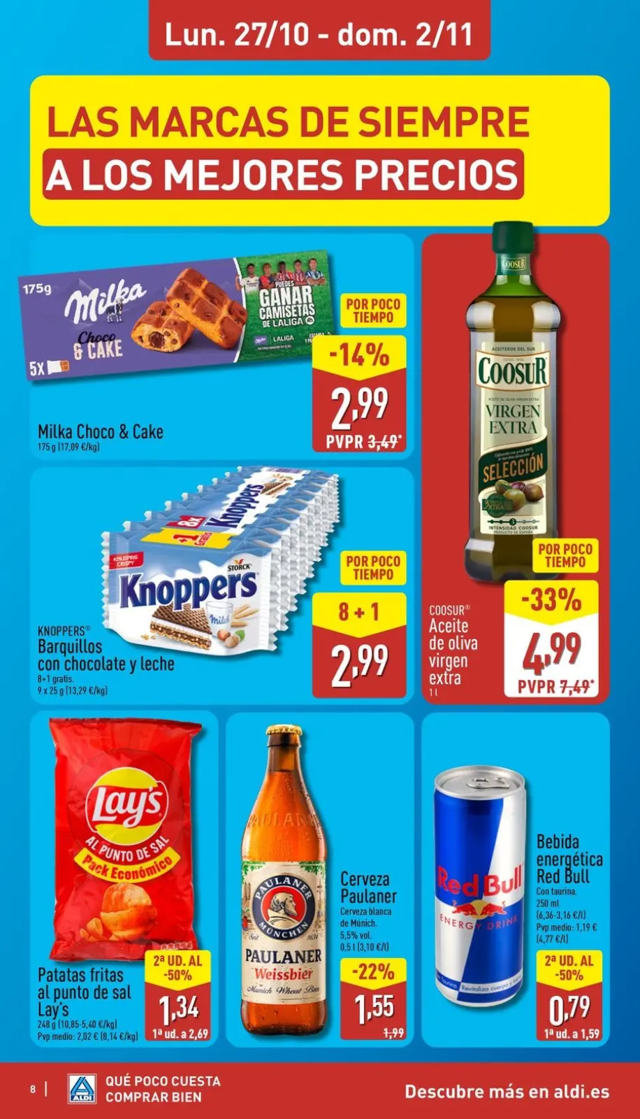 Page 8 dans Combien il coûte peu d'acheter bien chez ALDI Espagne