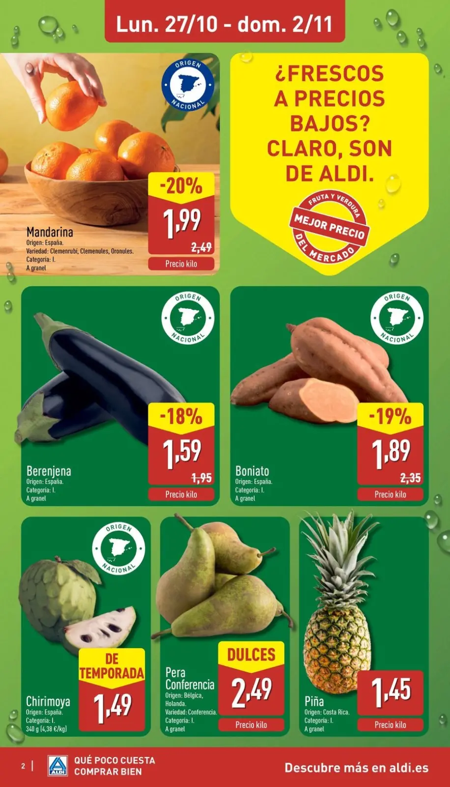 Page 2 dans Combien il coûte peu d'acheter bien chez ALDI Espagne