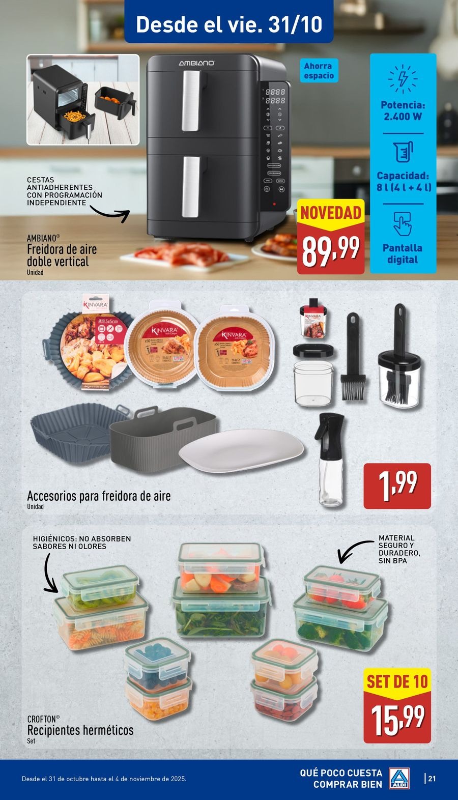 ALDI Spain Offers from 27 October to 2 November 2025 Good Buy Offers