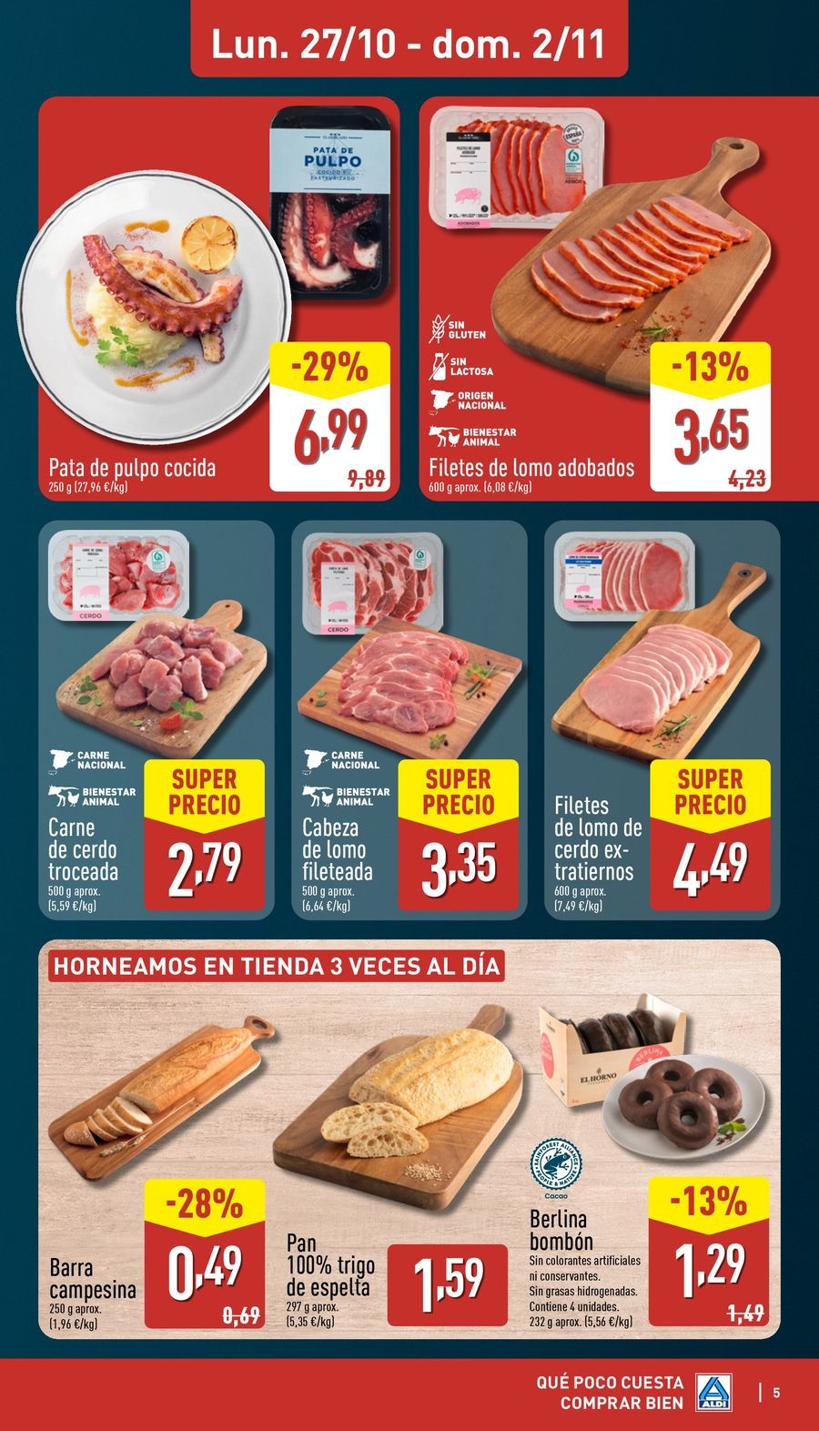 ALDI Spain Offers from 27 October to 2 November 2025 Good Buy Offers