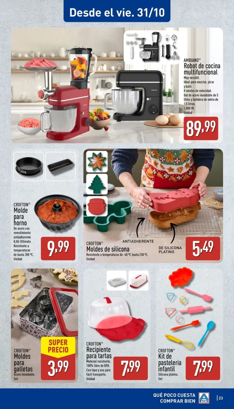 Page 23 dans Combien il coûte peu d'acheter bien chez ALDI Espagne