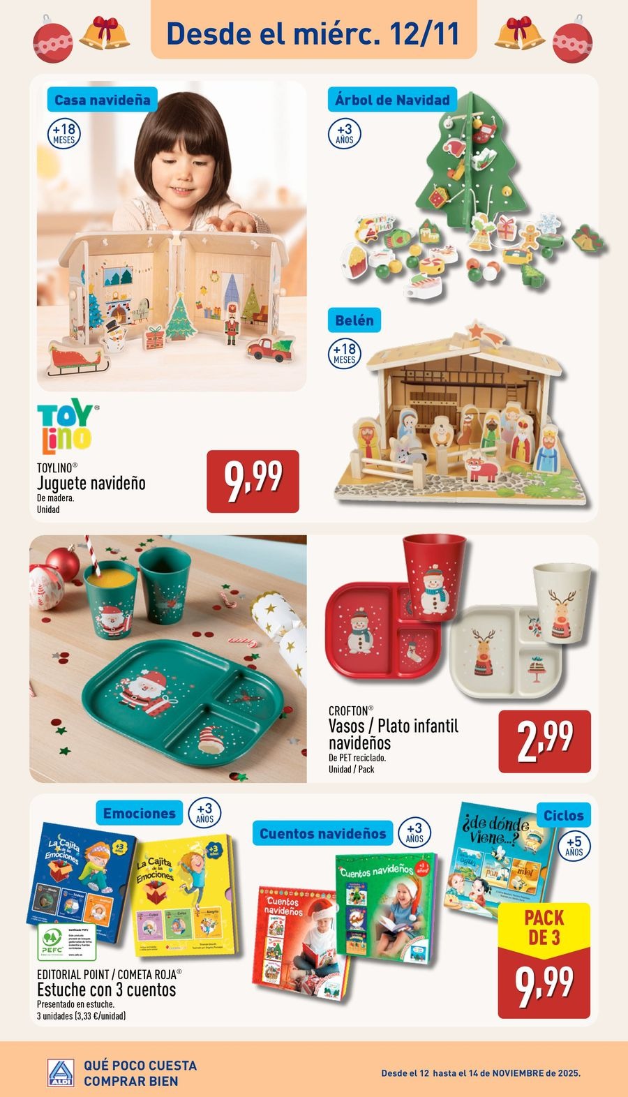 Offres ALDI Espagne de 5 novembre à 5 décembre 2025 Brochure d'offres spéciales sur les jouets