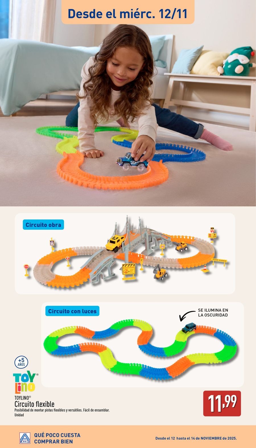 Offres ALDI Espagne de 5 novembre à 5 décembre 2025 Brochure d'offres spéciales sur les jouets