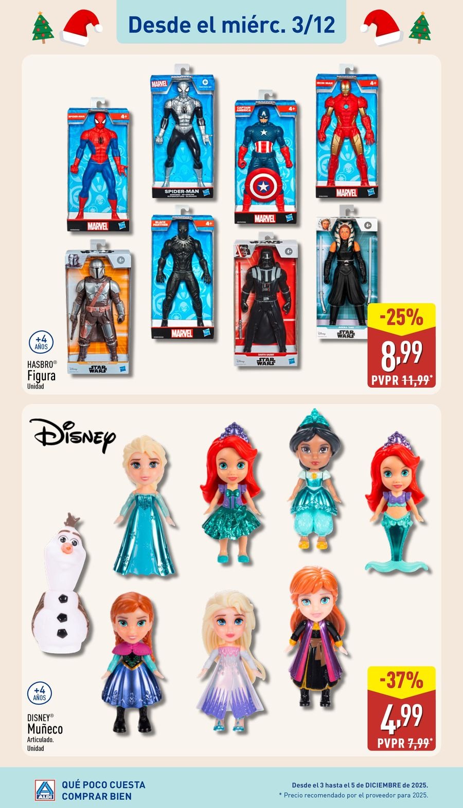 Offres ALDI Espagne de 5 novembre à 5 décembre 2025 Brochure d'offres spéciales sur les jouets