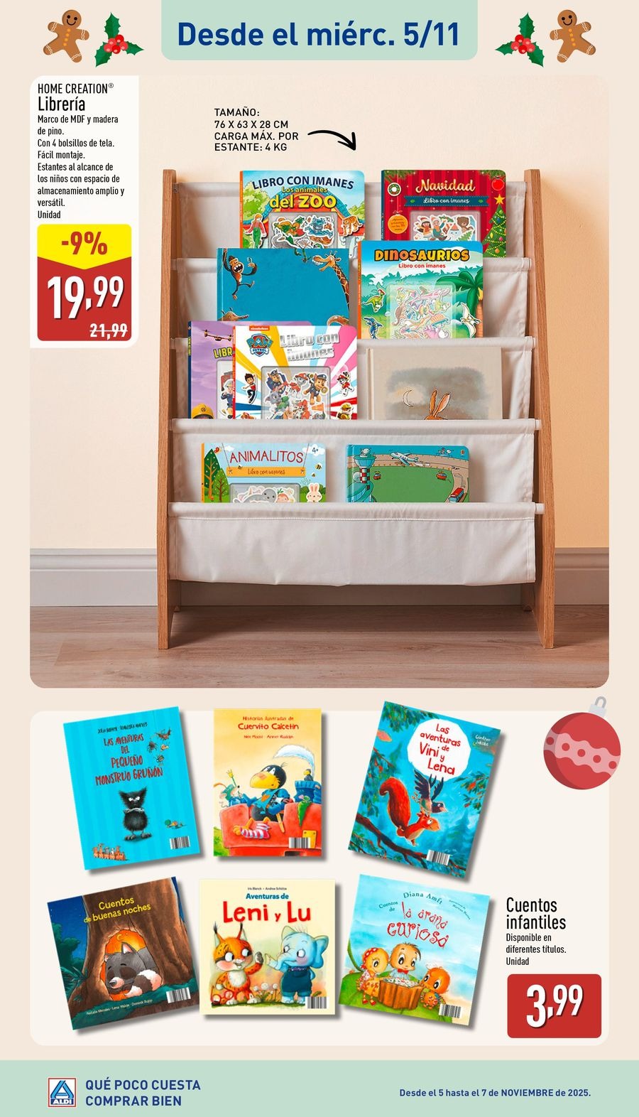Offres ALDI Espagne de 5 novembre à 5 décembre 2025 Brochure d'offres spéciales sur les jouets