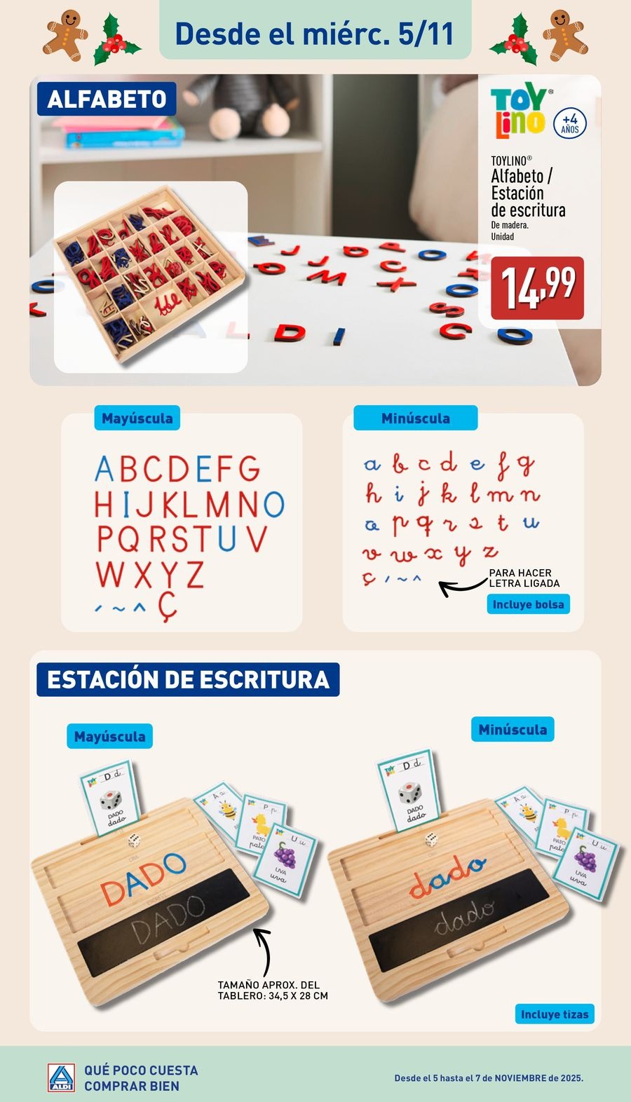 Offres ALDI Espagne de 5 novembre à 5 décembre 2025 Brochure d'offres spéciales sur les jouets