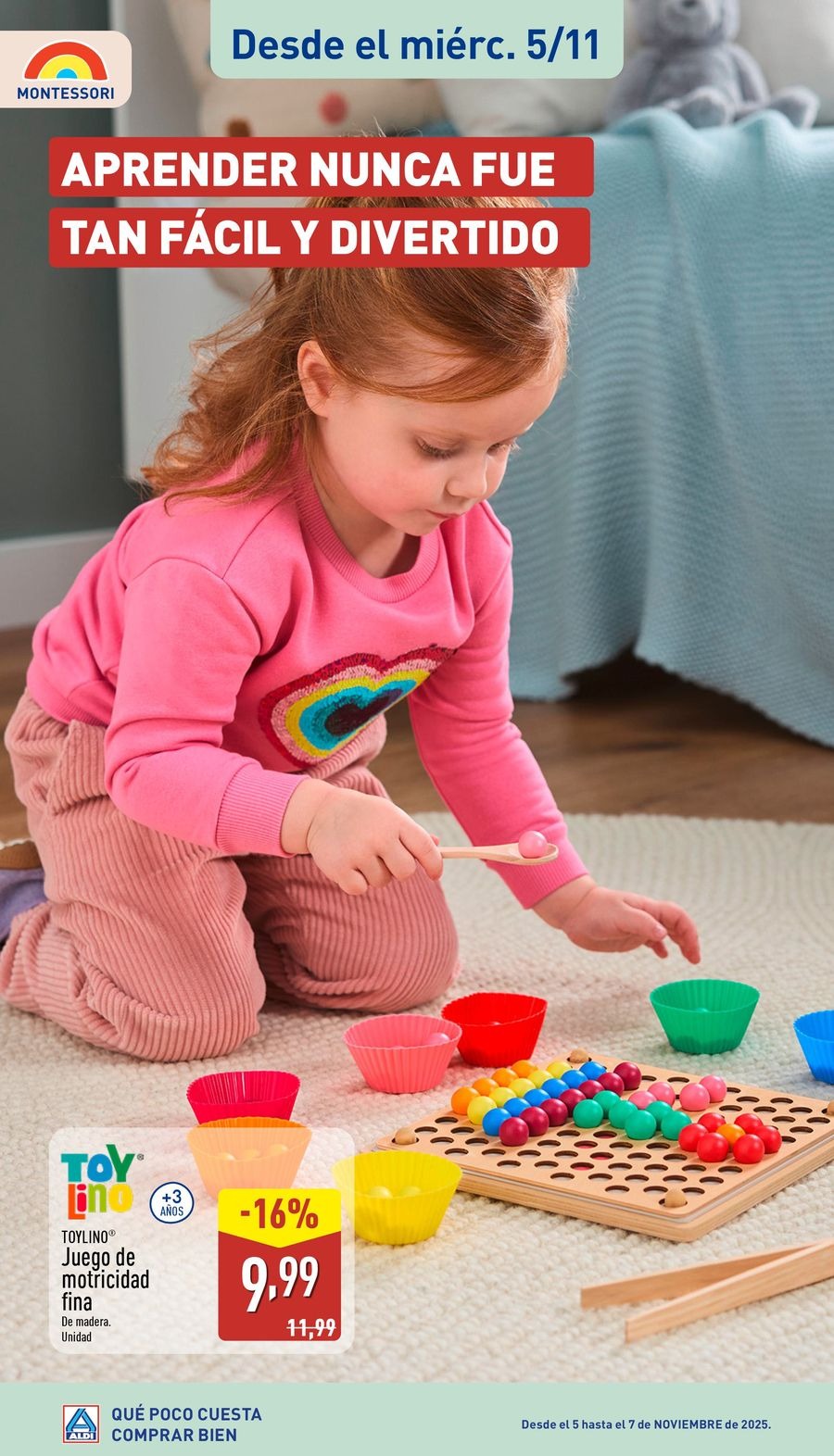 Offres ALDI Espagne de 5 novembre à 5 décembre 2025 Brochure d'offres spéciales sur les jouets